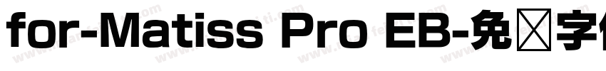 for-Matiss Pro EB字体转换
